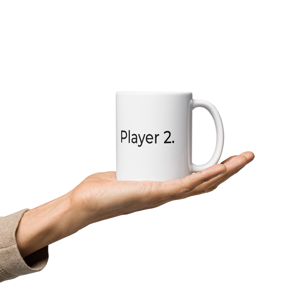 LazyBoss™ – Player 2. – Statement-Tasse