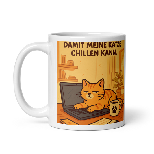 Homeoffice-Tasse – Für echte Katzenchefs