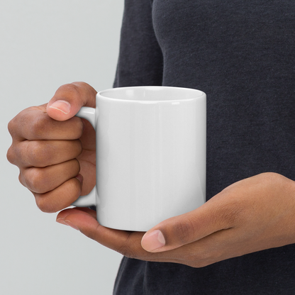 „Interessant.“ – Statement Tasse
