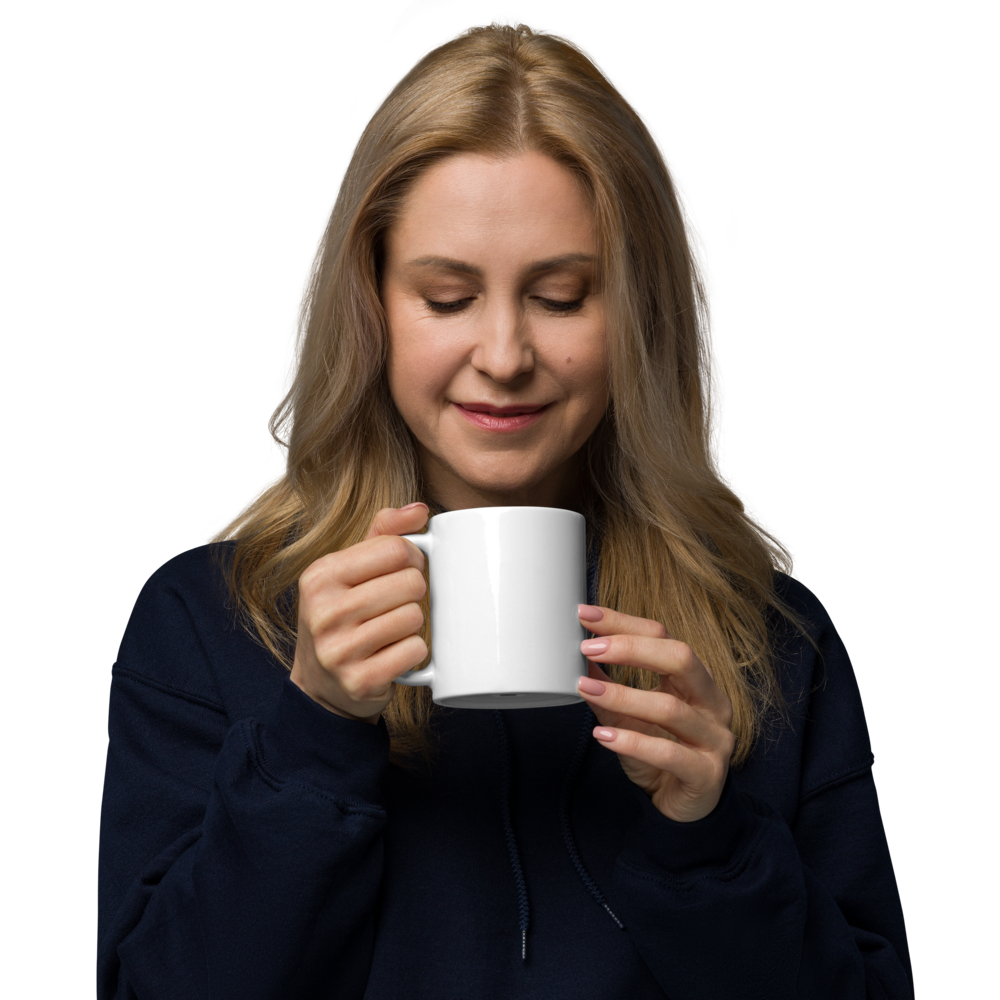 „Interessant.“ – Statement Tasse