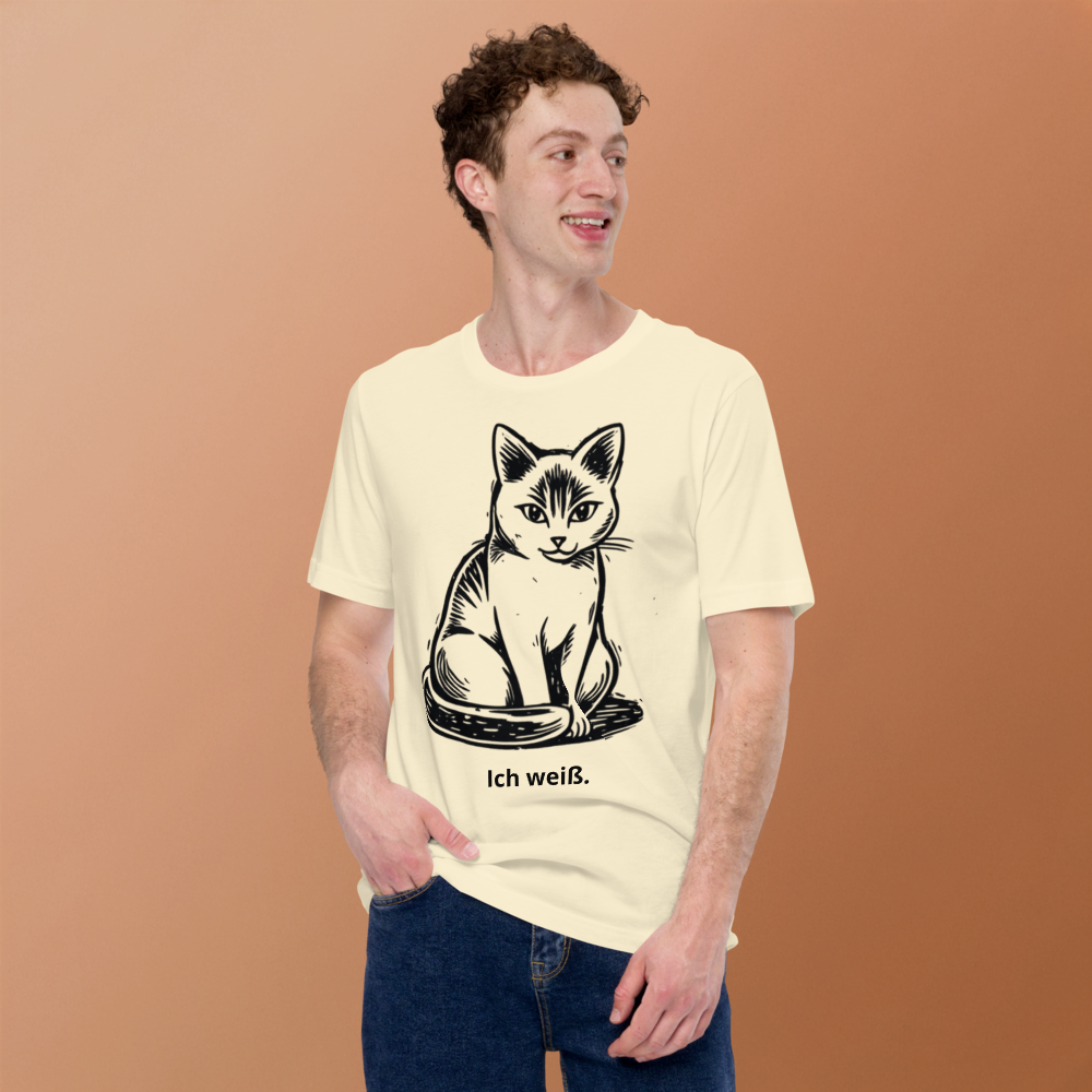 „Ich weiß.“ – Statement T-Shirt
