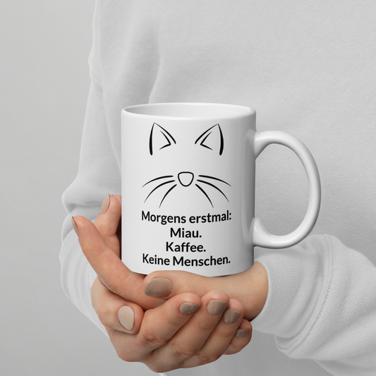 MiauMorgen™ – Statement-Tasse für Katzenfans