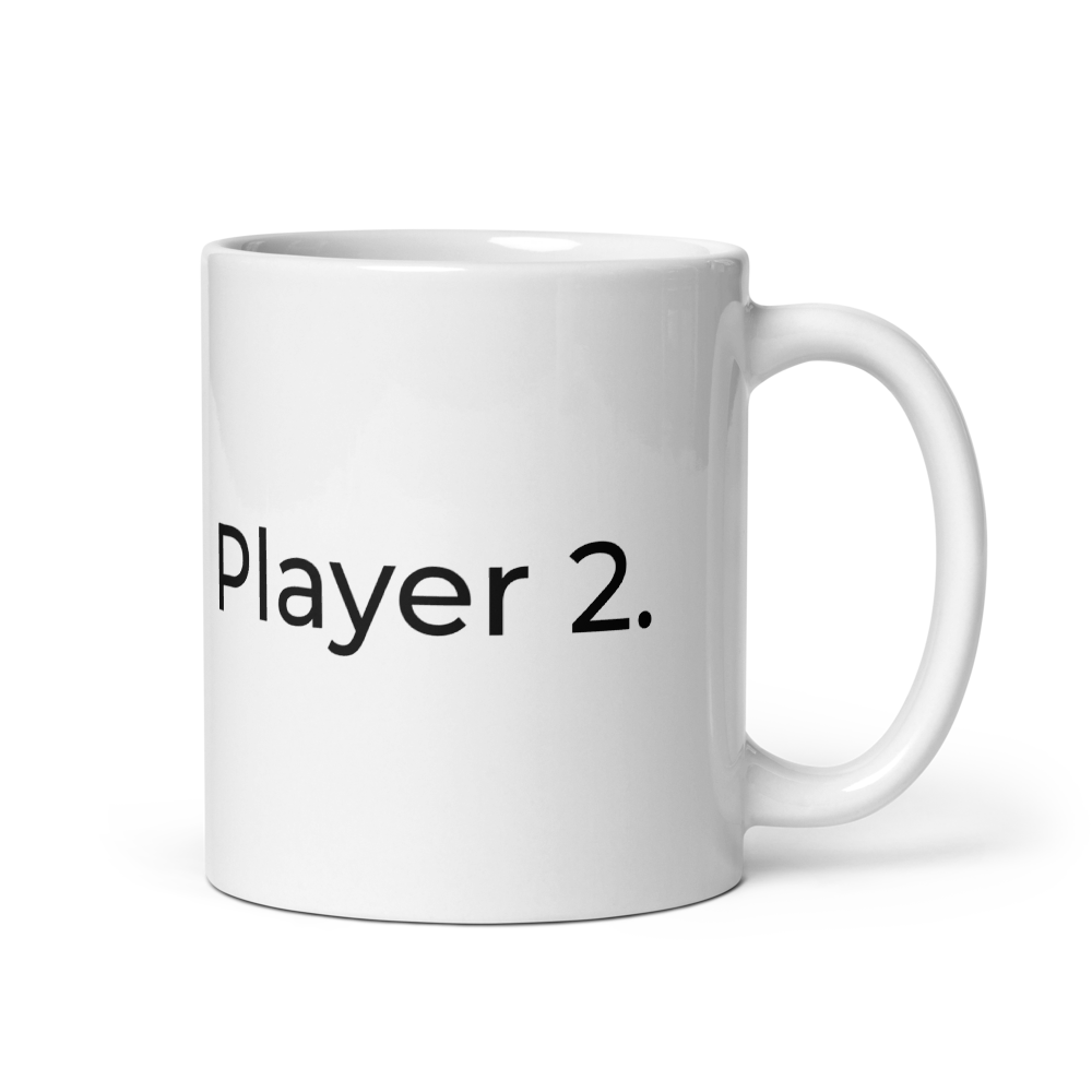 LazyBoss™ – Player 2. – Statement-Tasse