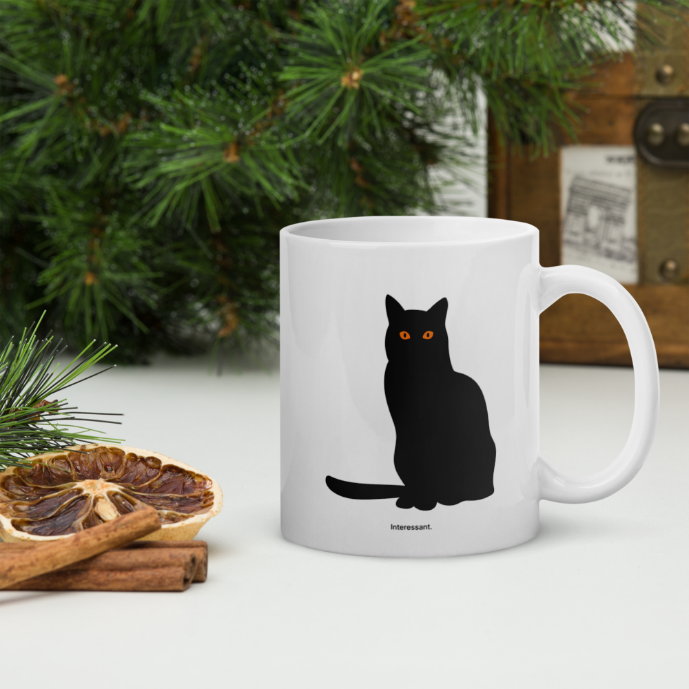 „Interessant.“ – Statement Tasse