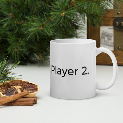 LazyBoss™ – Player 2. – Statement-Tasse
