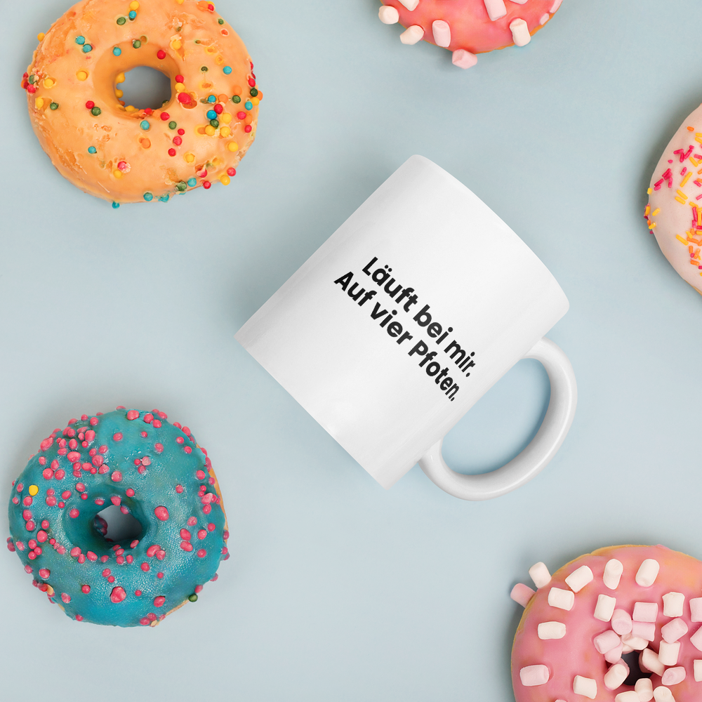 Läuft bei mir – Cool Cat Edition 🕶️ | Tasse