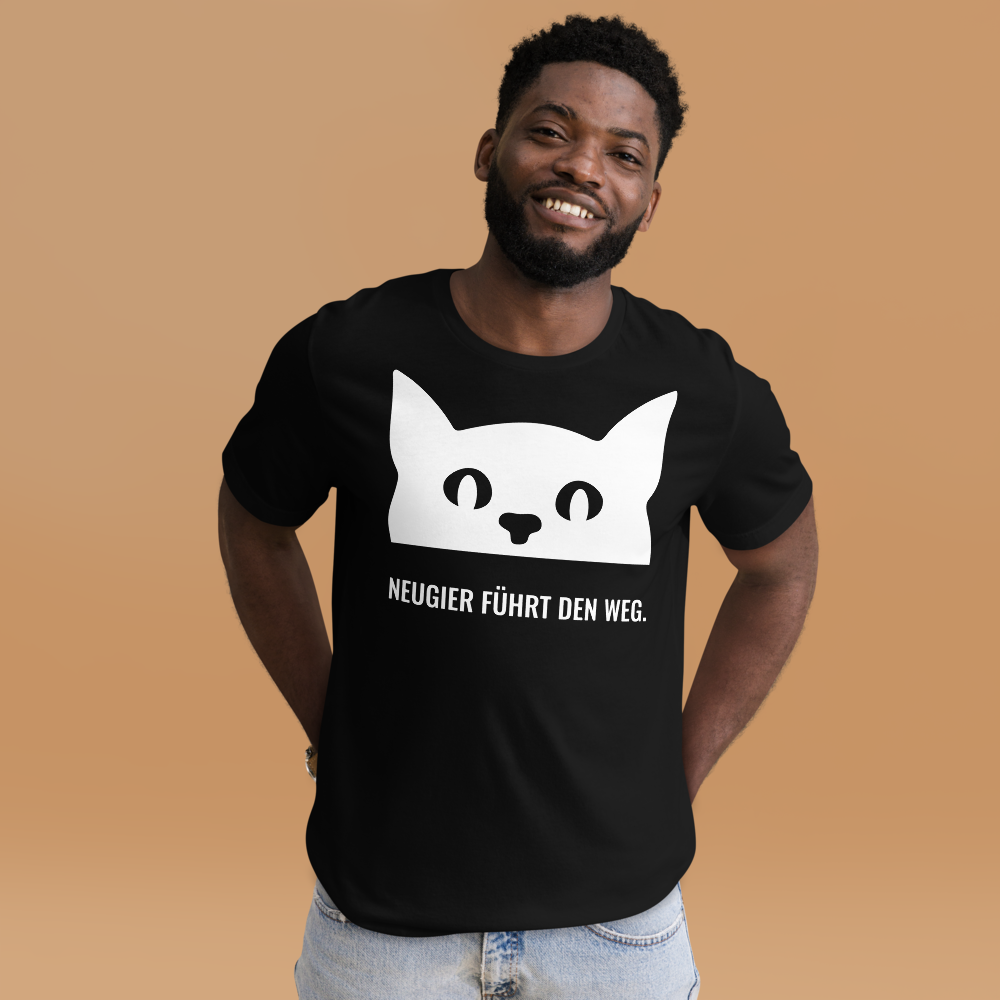 AdventureCat™ – Neugier Edition | Premium T-Shirt