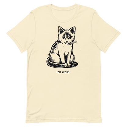 „Ich weiß.“ – Statement T-Shirt