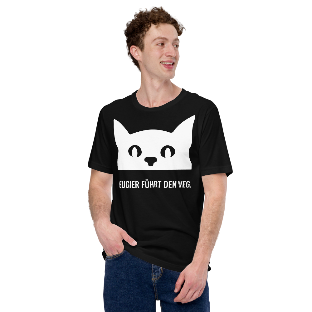 AdventureCat™ – Neugier Edition | Premium T-Shirt